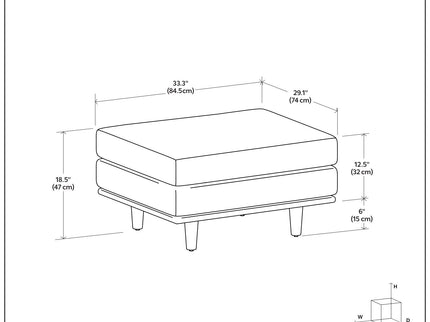 Morrison - Handcrafted Ottoman