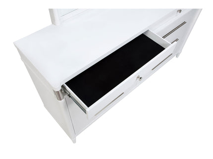 Robinson - 8 Drawer Dresser With Mirror - White