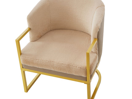 Upholstered Reading Accent Armchair For Living Room