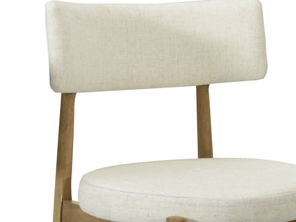 Mid Century Modern Counter Stools, Fabric Upholstered Chairs