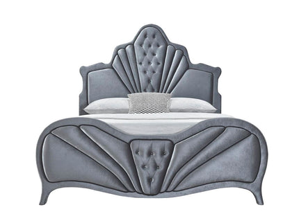 Dante - Queen Bed - Gray