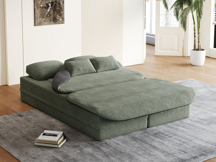 2 In 1 Foldable Sofa Bed With Multi Functional Blanket