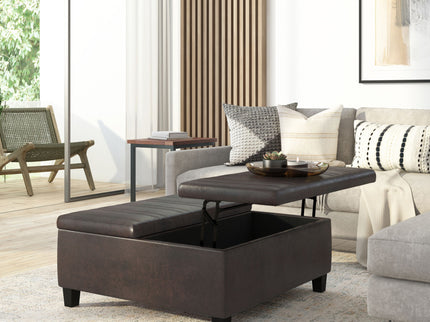 Ellis - Upholstered Coffee Table Storage Ottoman