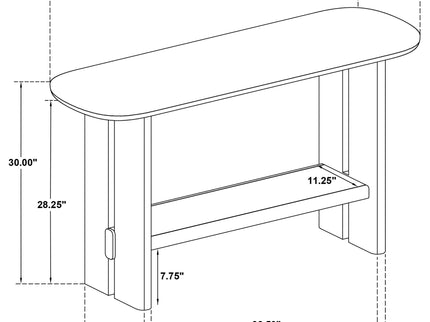 Kimpton - Table With Shelf