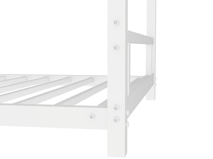 Bunk Bed With Noise Reduction And Safety Guardrail