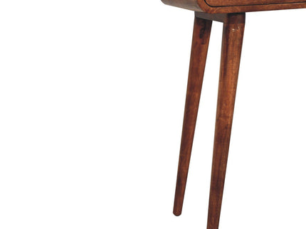 Solid Wood Curved Console Table