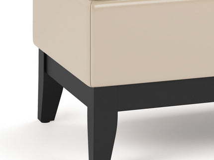 Oregon - Contemporary Storage Ottoman Bench With Tray