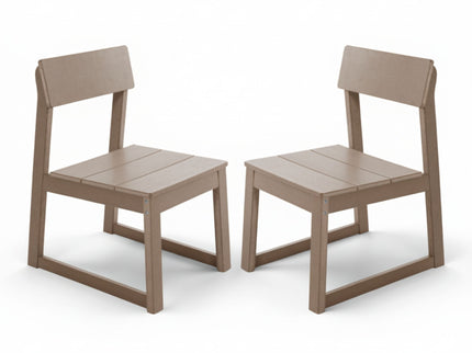 All Weather Patio Dining Chairs (Set of 2)