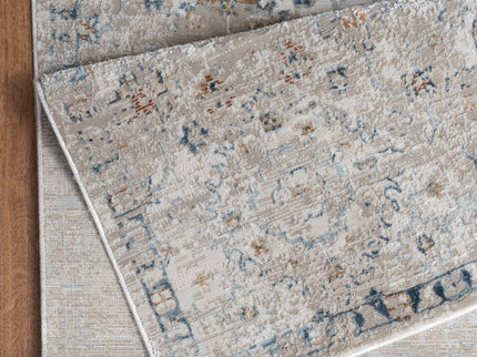 Noble - 5'3" X 7'3" Area Rug Polyester - Ivory
