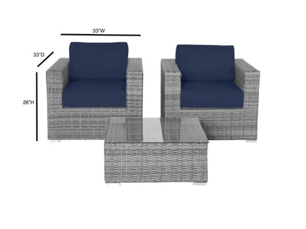 2 Person Seating Set With Cushions