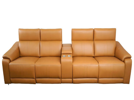 Modular Sofa With Recliners And Cup Holders Sectional Set
