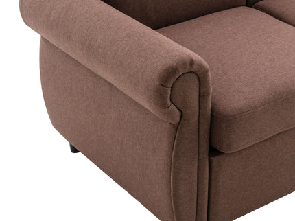 Pull Out Sofa Bed Loveseat Sleeper With Twin Size Memory Mattress With Two USB Ports For Living Room Spaces