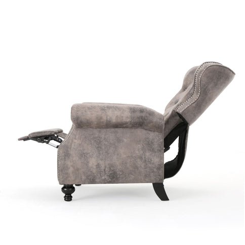 Modern Manual Push Back Recliner Chair