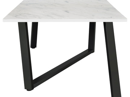 Vesper - Dining Rectangular Table - White Marble