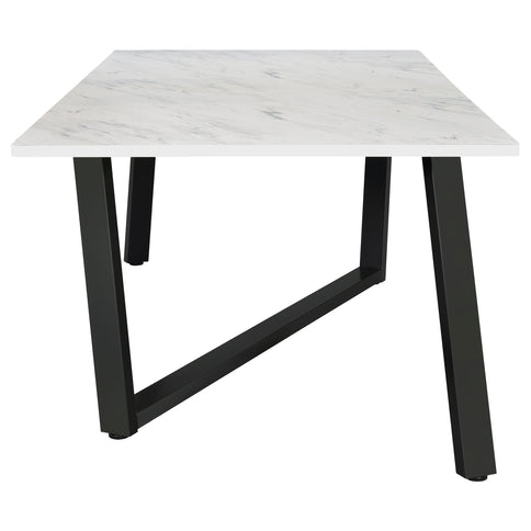 Vesper - Dining Rectangular Table - White Marble