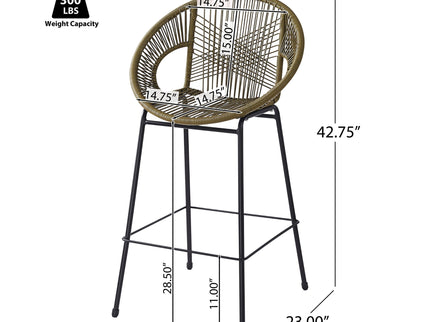 Ferrara - Outdoor Patio Barstool (Set of 2)