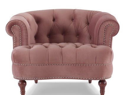 La Rosa - Victorian Tufted Upholstered Accent Chair