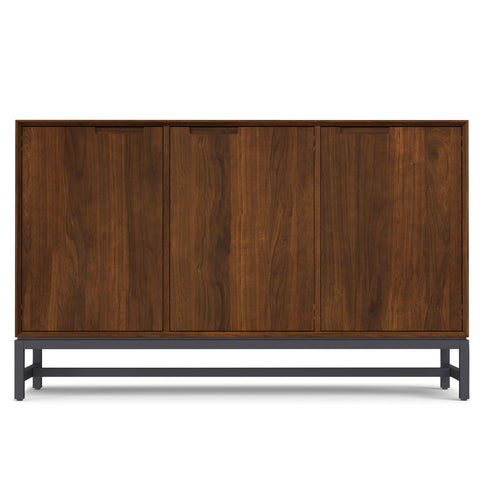 Banting - 3 Door Sideboard Buffet With Adjustable Shelves - Natural Walnut