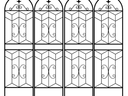 Garden Trellis, Rustproof Support For Climbing Plants