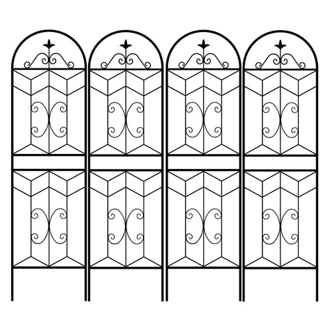 Garden Trellis, Rustproof Support For Climbing Plants