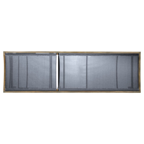 Summerland Chaise Lounge Dark Mesh Outdoor Seating - Dark Gray
