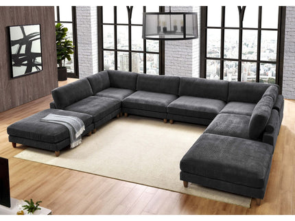 Modern Modular Sectional With Adjustable Back Support