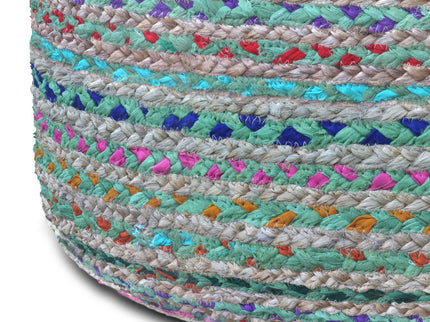 Margo - Handcrafted Round Pouf