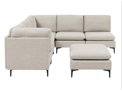 Upholstered Modular Sectional & Tall Legs