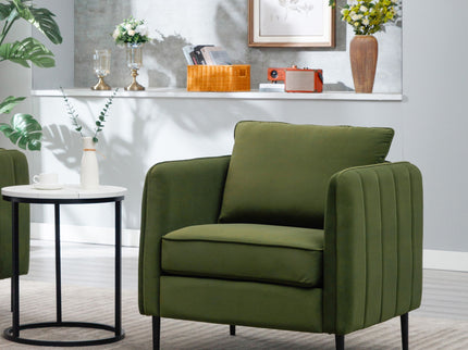 Accent Chair With Pillow For Living Room