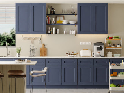 Shaker Wall Cabinet With Soft Close Hinges, Adjustable Shelves, Double Door