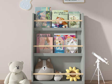 3 Tier Book Shelf, Compact Storage For Bedrooms