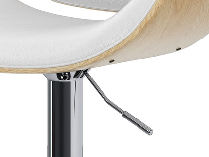 Marana - Handcrafted Bentwood Adjustable Swivel Bar Stool