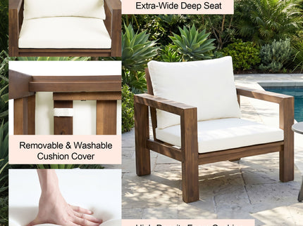 4 Piece Patio Sofa Set
