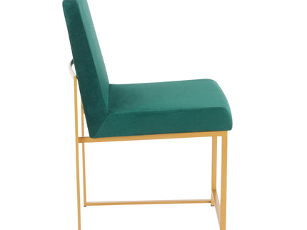 Fuji - Contemporary Stylish Frame, High Back Dining Chair (Set of 2)