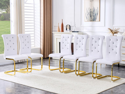 Elegant Design Alligator Skin Upholstered Dining Chairs