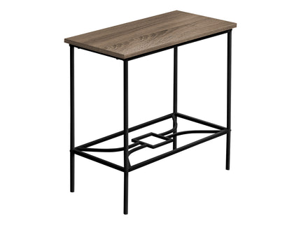 Accent Side Table, Narrow, Small, 2 Tier, Elegant Design