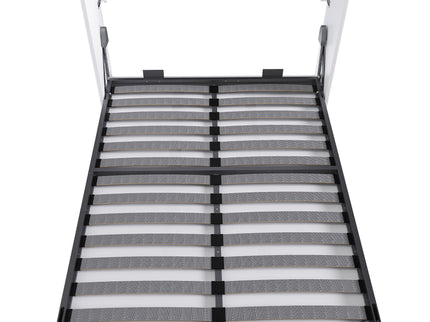 Queen Murphy Bed, Foldable Wall Bed, Space Saving Design For Bedrooms - White