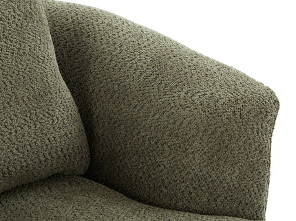 360° Swivel Barrel Sofa Chair With Throw Pillow, Upholstered Accent Chair