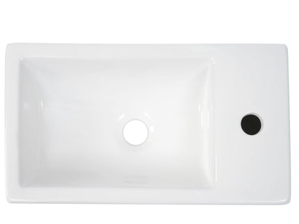 Modern Bathroom Vanity With Sink And 2 Tier Shelf