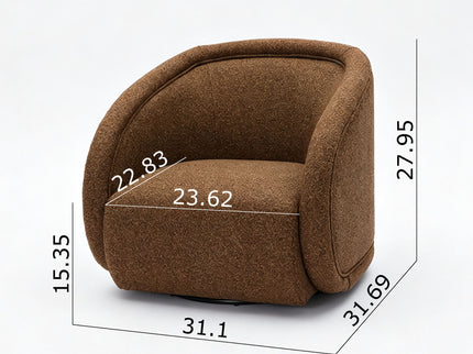 Palermo - Swivel Chair - Brown