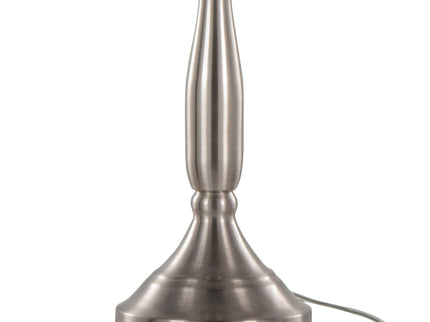 Sawyer - Contemporary Table Lamp (Set of 2) Built In USB Port - Nickel / White