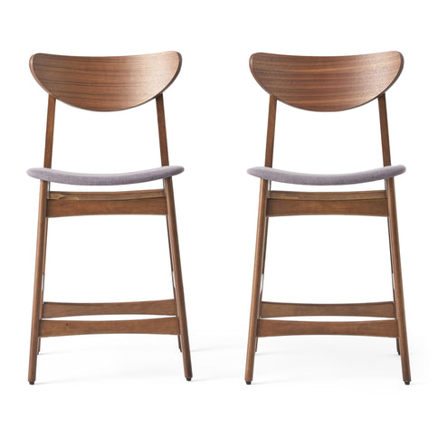 Elegant Counter Height Chair With Cushioned Seat