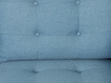 Jenny - Contemporary Tufted Fabric 3 Seater Sofa