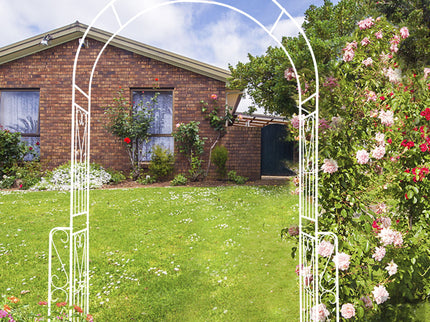 Metal Garden Arch Garden Arbor Trellis Climbing Plants Support Rose Arch Outdoor Arch