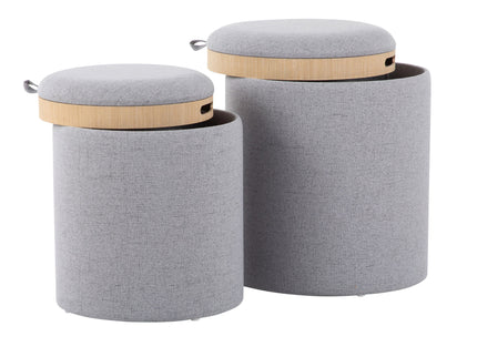 Tray - Contemporary Nesting Ottoman Set