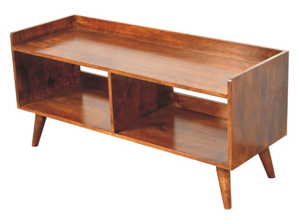 Open Top Media Unit - Brown