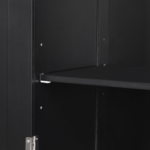 Tall Freestanding Bathroom Storage Cabinet With Adjustable Shelf And 2 Drawers