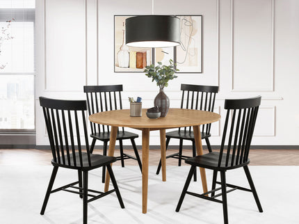 Calloway - Round Dining Table - Brown