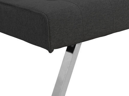 Modern Sofa Bed With Wood Frame And Stainless Legs