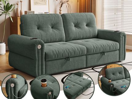 Cloud Like Convertible Sofa Bed With For Living Room